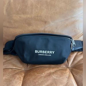 Burberry Logo Print Nylon Sonny Bum Bag